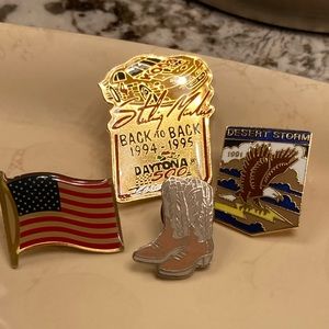 Lot of (4) Americana Collectible Pins